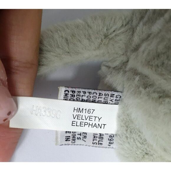 Ganz Velvety Elephant 10" Plush Super Soft Jungle Wild Animal Toy Webkinz HM167 - Picture 7 of 9